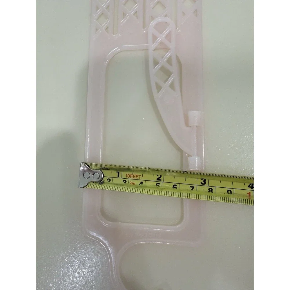 Vintage 50’s Pink Plastic Glove Stretchers – 1 Pair Retro Hand Shaper Hooks